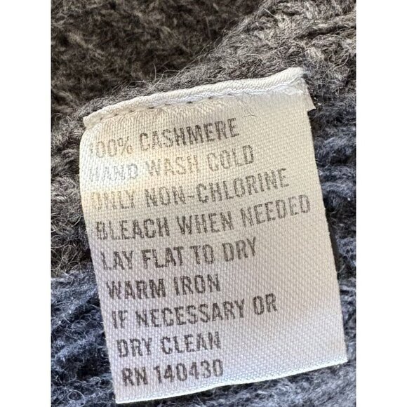 Lochleven Gray Button-Up Cashmere Cardigan S - Picture 5 of 5